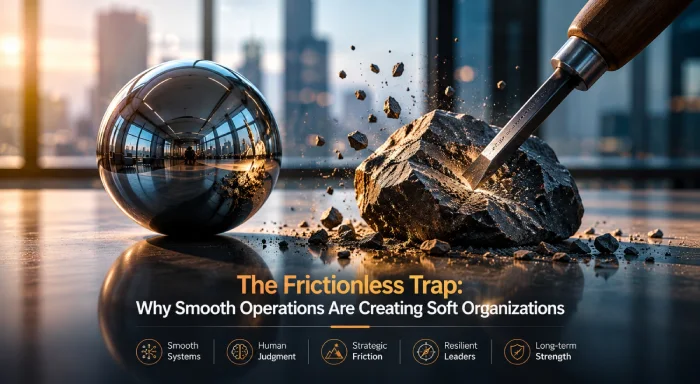 The Frictionless Trap: Why Smooth Operations Are Creating Soft Organizations