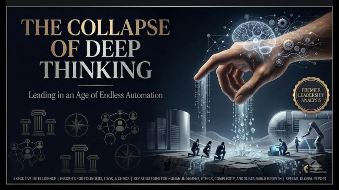 The Collapse of Deep Thinking: Leading in an Age of Endless Automation
